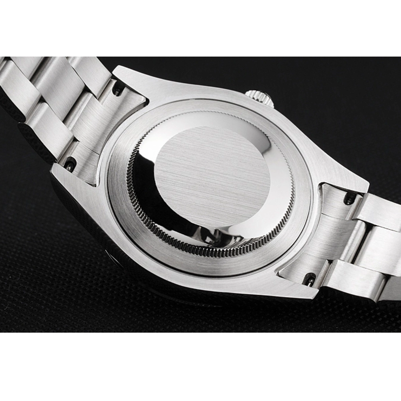 Rolex aaa copy Milgauss Markings Stainless Case White Dial Orange Swiss Rolex Steel And Bracelet 0703